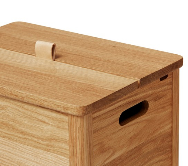 Form & Refine A Line Laundry Box Oiled Oak